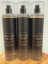 Bath  Body Works Into the Night Fine Fragrance Mist 8 fl oz 236 mL Lot of 3