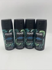 4 X AXE FINE FRAGRANCE COLLECTION PREMIUM BODY SPRAY AQUA BERGAMOT 4oz