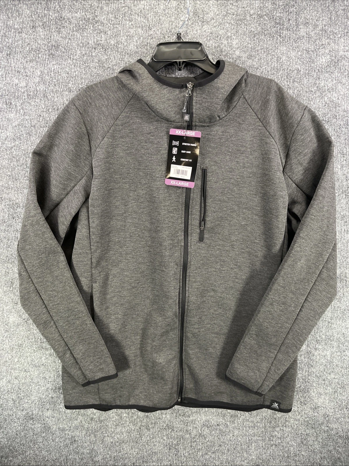 Mens Jacket Full Zip Polar Work Outdoor Warm Anti Pill Coat Top Gray XXL NWT (T)
Opens in a new wind