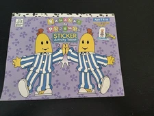 Bananas In Pajamas Sticker Activity Tablet Dalmatian Press 1996 With Stickers