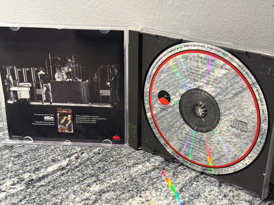 The Doors - Live At The Hollywood Bowl CD 1987 Analog Tape Rock Elektra Foto 2 de 3