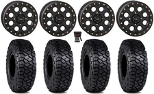 System 3 SB-7 15" Wheels Bk (5+2) 32" Intersect Tires Textron Wildcat XX