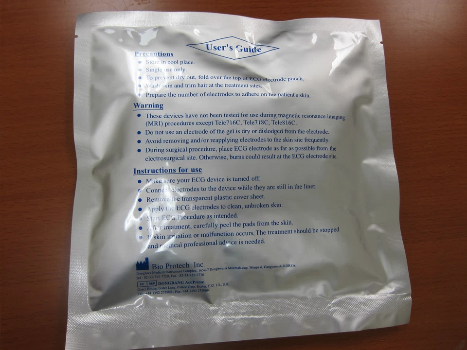 1000 piezas 20 bolsas ecg ekg electrodos espuma 43*45 mejor precio en eBay  Foto 2 de 3