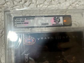 Sega Dreamcast Quake 3 Arena Factory Sealed Brand New VGA 95 Uncirculated/Mint