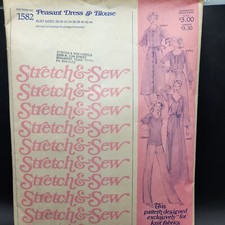 Stretch  Sew 1592 Peasant Dress  Blouse Ann Person VTG 1970s Master Pattern