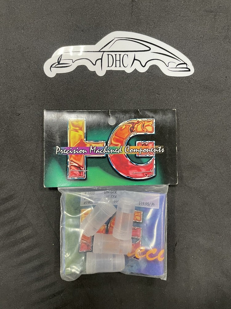 Hammad Ghuman HG Vintage RC Car Part # 5307 Clear VLT Shock Body Set for HPI RS4