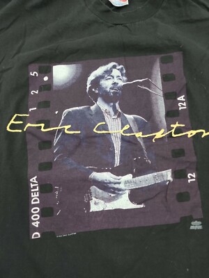 Eric Clapton Tシャツ （90s USA製 Hanes） Vintage 90s HANES Adult Large Black Eric Clapton Nothing But