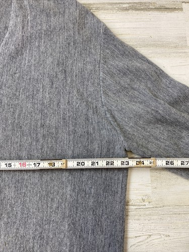 VTG JCPenney Gray Men’s Shop Grandpa Hipster Golf Cardigan Sweater XL - Picture 5 of 9