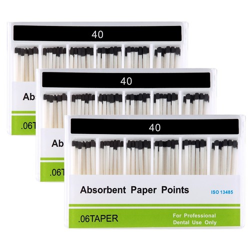 10 Packs Dental Endodontics Absorbent Paper Point Taper 0.06 40# 100pcs/pack - Picture 8 of 9