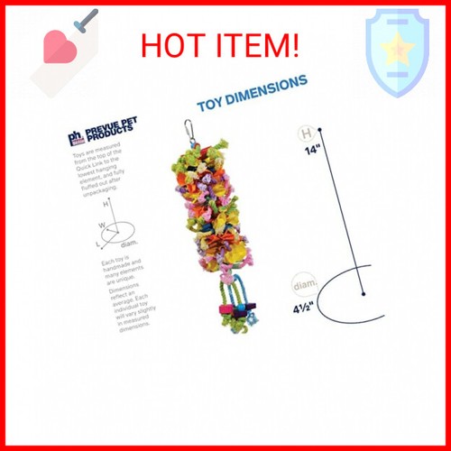 Prevue Pet Products 62606 Calypso Creations Club Bird Toy, Multicolor - Picture 2 of 2