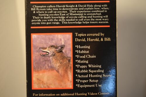 Calling all coyotes, Knight & Hale Game Calls, David Hale, Hunting video, VHS - Imagen 3 de 3