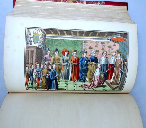ILLUMINATIONS FROISSART Chronicles of England France Spain, 2 Bd 1868 72 plates - Bild 21 von 24