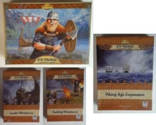 1x  878 Vikings: Invasion of England: Kickstarter Bundle/Lot Brand New Board Gam
