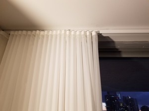 Image Is Loading Kirsch Ripplefold Ceiling Curtain Track White 100 Fullness Image Is Loading Kirsch Ripplefold Ceiling Curtain Track White 100 Fullness