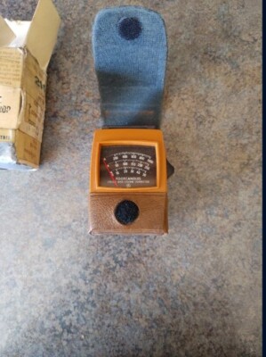 GE General Electric Vintage Light Meter Type 214 w/Case