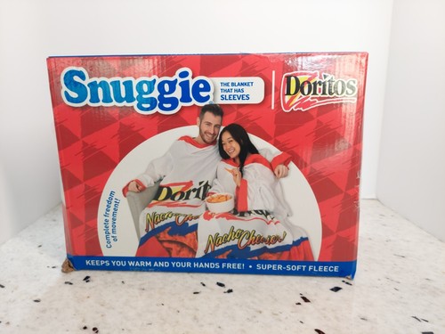 Manta de lana suave portátil con mangas Snuggie DORITOS NACHO CHEESE NUEVA 2024 - Imagen 1 de 6