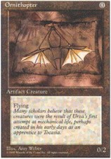 Ornithopter ~ Heavily Played Alternate 4th Edition Fourth UltimateMTG Magic Arti