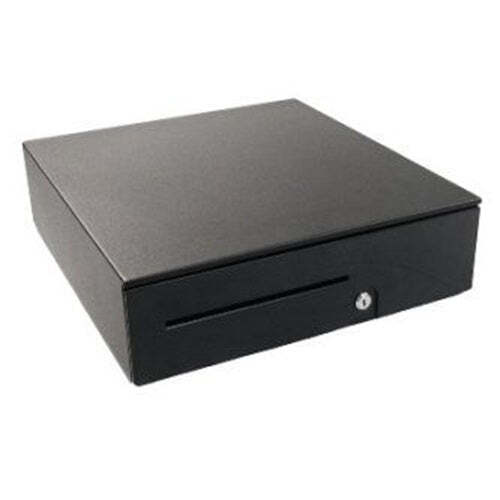 APG T320-BL16195 Kassenschublade Serie 100 16X19,5X4.9 schwarz verstellbares Kabel Req - Bild 1 von 2