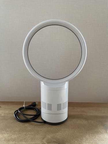 Dyson Air Multiplier AM01 Satin White Silver Table Fan Tested Used From Japan - Picture 4 of 14