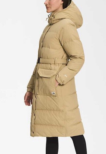 NWT The North Face Women Sierra Down Long Parka Jacket Antelope Tan US XL - Picture 2 of 11