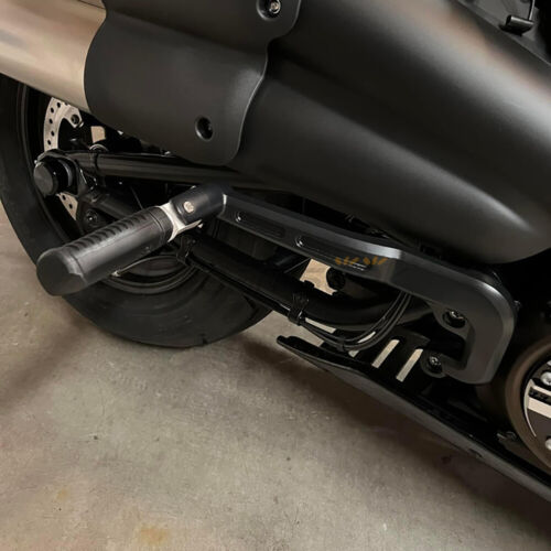Passenger Foot Pegs Pedal + Bracket Mount Rear for Harley Sportster S 2021 2022 - Picture 10 of 11