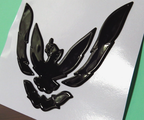 New 1993-1994-1995-1996-1997 Pontiac Firebird Bumper-Nose Emblem-Badge-Black' - Picture 2 of 3