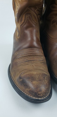 Ariat Women #15725 Heritage Tall Brown Leather Cowboy Western Boots SZ 6.5 - Picture 3 of 12