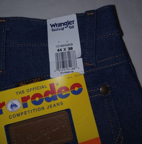 NWT Mens WRANGLER Cowboy Cut Denim Blues Jeans 44 x 38 / 39 Original Fit 13MWZ - Picture 3 of 10