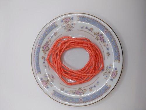 Estate JTV Pacific Style™ Pink Coral Stretch Bracelet Set Of 10 Ocean Jewelry