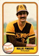 1981 Fleer #485 Rollie Fingers *NM*