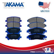 Front and Rear Ceramic Brake Pad Set for HONDA PILOT, ACURA MDZ ZDX