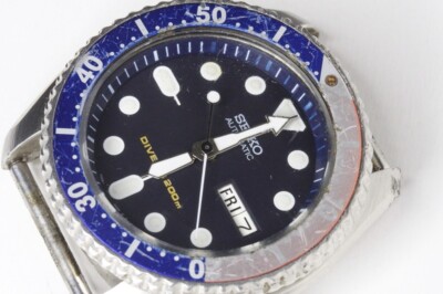 Seiko 7S26-0020 automatic Diver watch , running, to restore     -21919