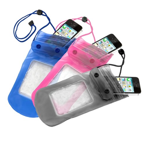Pochette Etanche Tactile Plage Piscine Clés Housse téléphone Waterproof 5,5" - Photo 2 sur 12