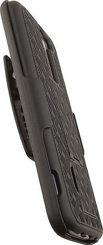 BLACK KICKSTAND CASE COVER + BELT CLIP HOLSTER FOR LG TRIBUTE 5, TREASURE, K7 - 第 3/11 張圖片