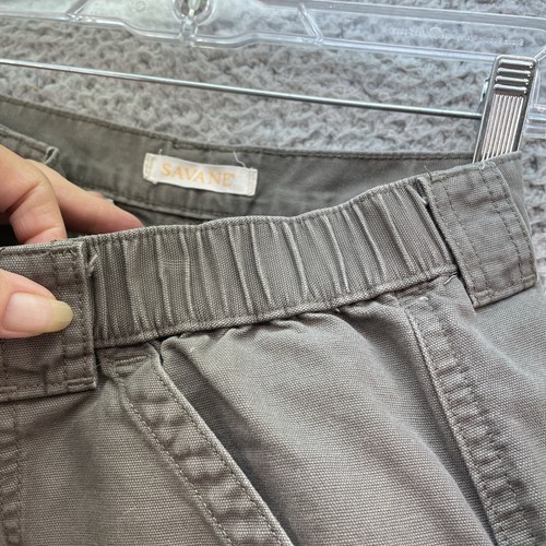 Savane Shorts Herren 34 Plus grau Cargo hoher Bund flache Vorderseite Freizeit Reisen Arbeit - Bild 17 von 19