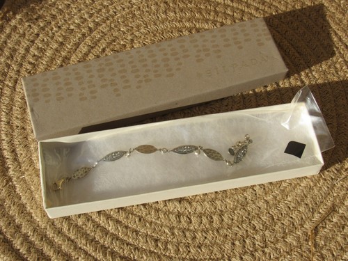 SILPADA B3391 ICY ELEMENTS .925 STERLING SILVER Swarovski Crystal Bracelet 7-8" - Picture 2 of 18