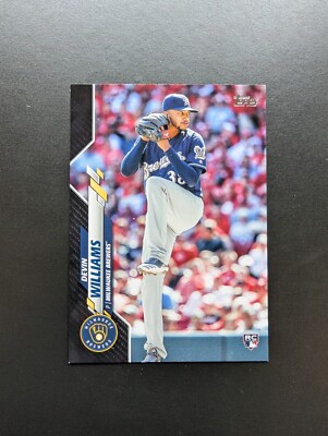 2020 Topps Update #U-113 Devin Williams RC Black Parallel /69 Rookie