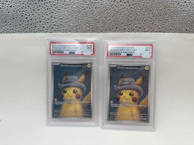 gogh pikachu ゴッホピカチュウ PSA 9 CGC 9 Mint Van Gogh Pikachu With Grey Felt Hat #085 Promo