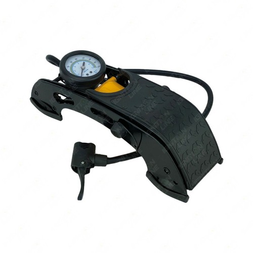 AA Heavy Duty Foot Pump Single Barrel Cylinder Car Van Bike Tyre Air Inflator - Picture 2 of 2