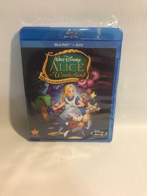 Alice in Wonderland (Blu-ray/DVD, 2011, 2-Disc Set, 60th Anniversary ...