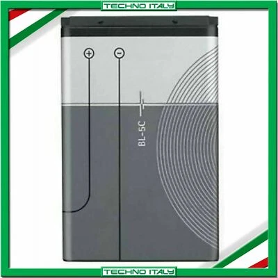 BATTERIA PER NOKIA BL5C BL 5C BL-5C N70 6230 6600 6630 6680 NUOVA RICAMBIO