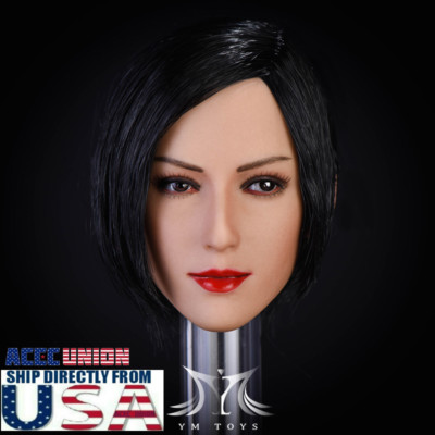 EN STOCK 1//6 Resident Evil Ada Wong Head Sculpt pour Hot Toys Phicen USA Vendeur