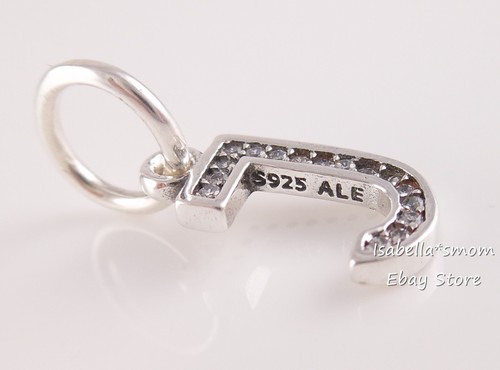 Retired Buchstabe J Authentisch Pandora Sterling Silber Anhänger Lang 791322CZ - Bild 2 von 4