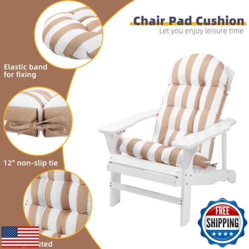 Enipate Weather Resistant Adirondack Chair Cushions High Back Indoor Outdoor - Picture 2 of 5