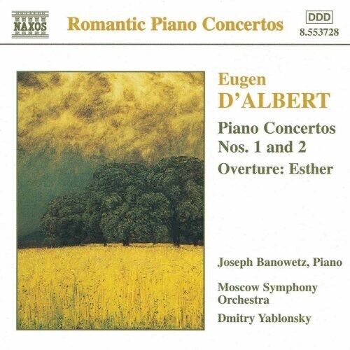EUGEN D'ALBERT BONOWETZ YABLONSKY - PIANO CONCERTOS 1 & 2 NEW CD - Bild 1 von 1