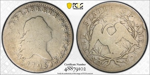 1795 Flowing Hair Half Dollar 50C A Over E PCGS AG03 #9102