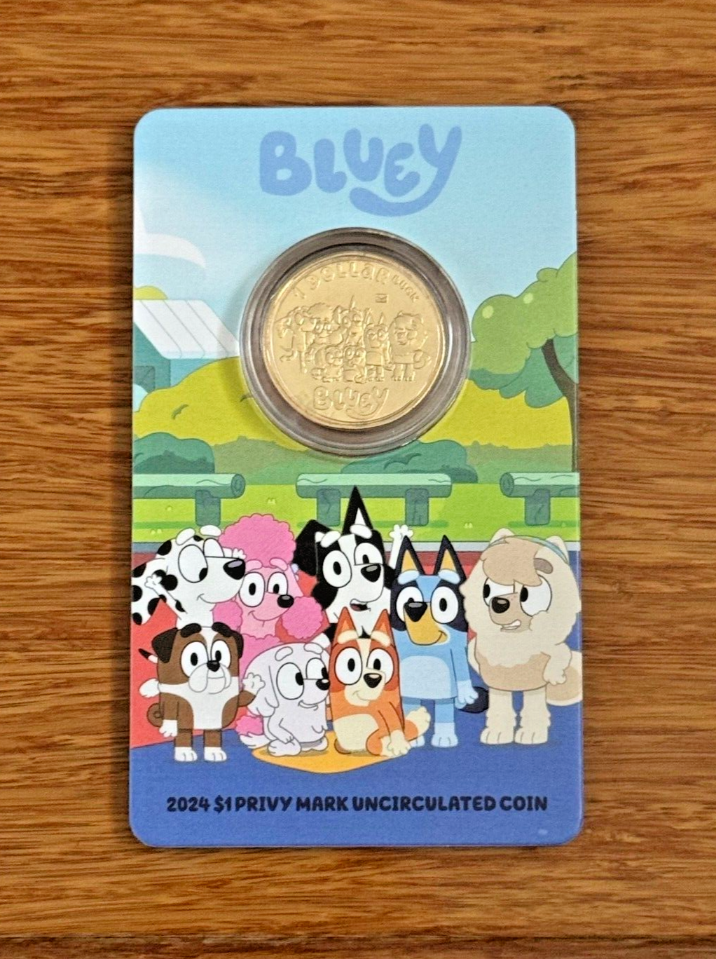 Bluey Bingo & Friends Dollarbuck - Individual Card