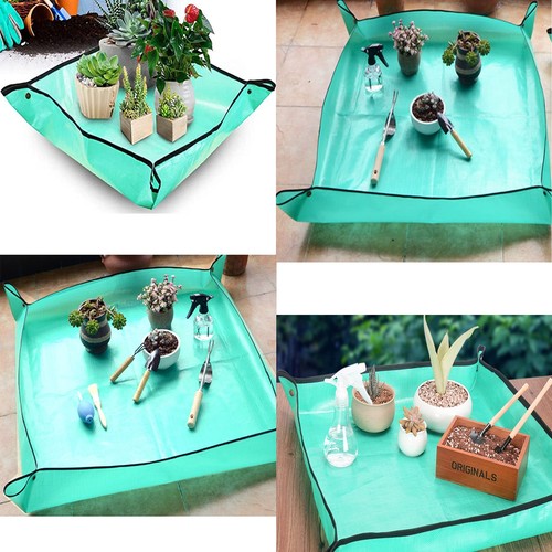 2PCS 39.4" x 39.4" Plant Repotting Mat Waterproof Transplanting Mat Indoor Su... - Picture 5 of 6