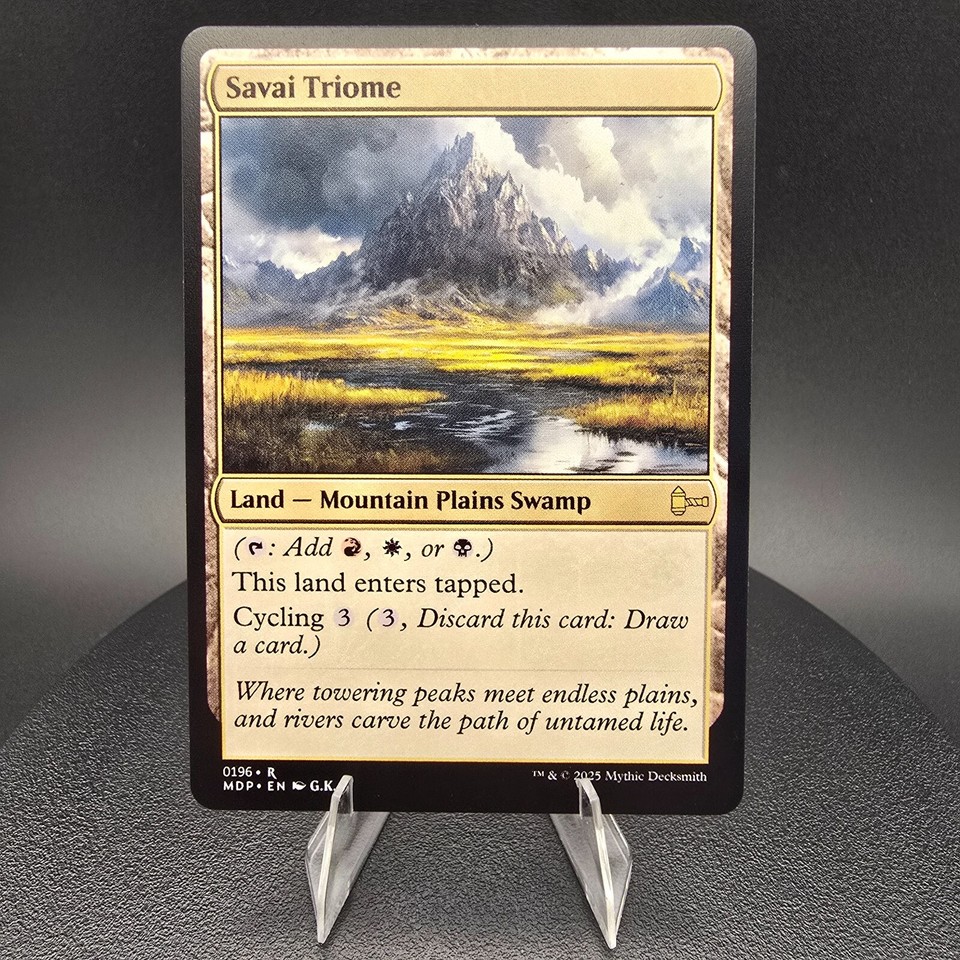 Magic: The Gathering - Savai Triome (Trioma Di Savai) | Carta Rara Da Ikoria: Lair Of Behemoths | MTG Singola