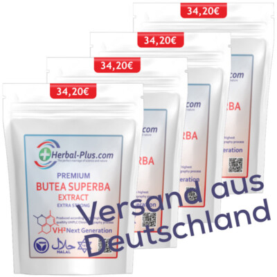 480 Butea Superba Kapseln - 20:1 Extrakt - hochdosiert - Premium - Extra Stark
